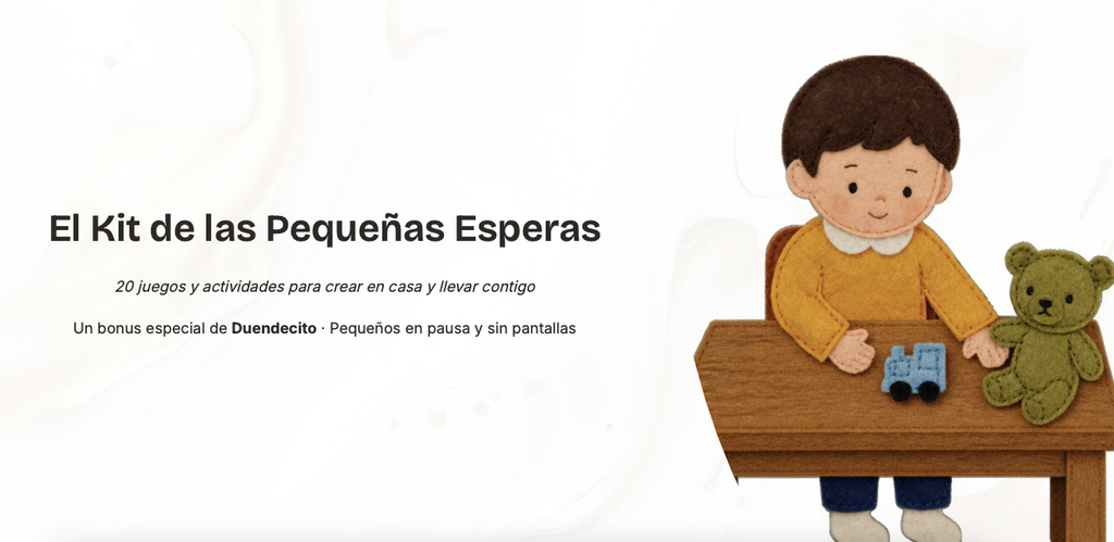 Pequeños en pausa y sin pantallas