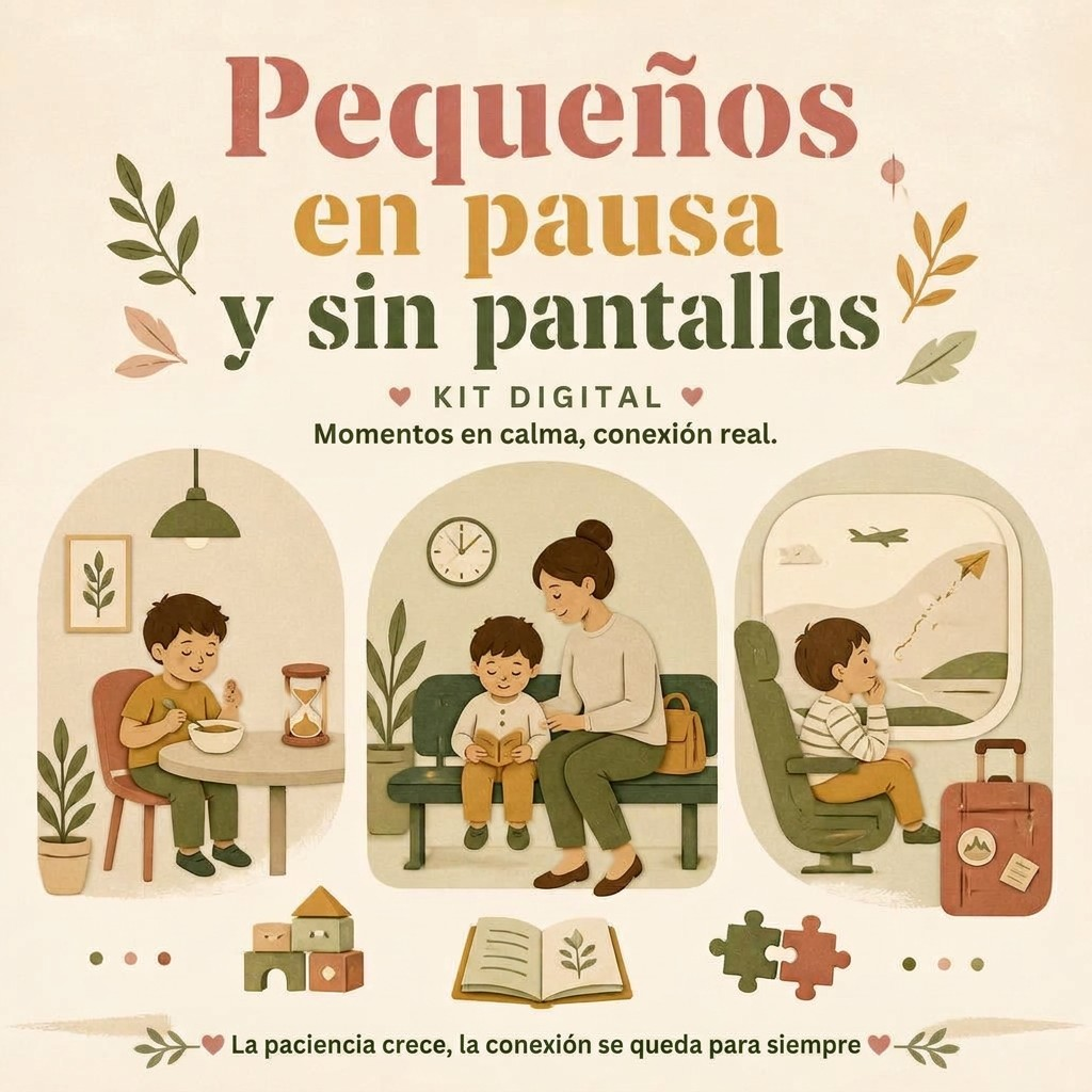 Pequeños en pausa y sin pantallas